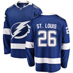 Herren Tampa Bay Lightning Eishockey Trikot Martin St. Louis #26 Breakaway Blau Fanatics Branded Heim